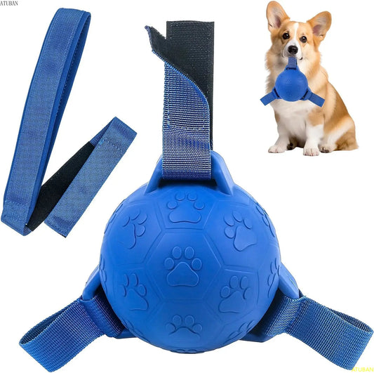 Dog Soccer Ball Toy: Interactive Rubber Water Toy
